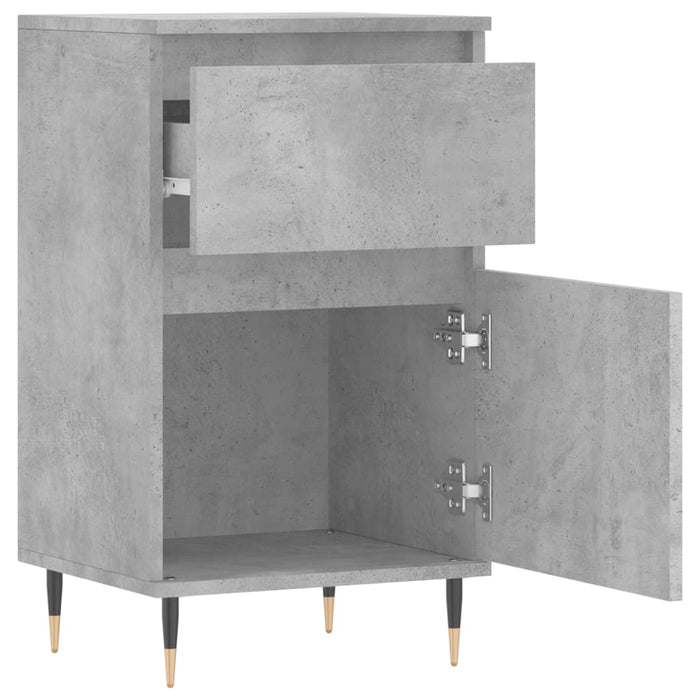 Credenza Grigio Cemento 40x35x70 cm in Legno Multistrato 831140