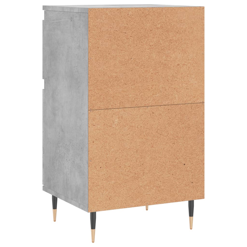 Credenza Grigio Cemento 40x35x70 cm in Legno Multistrato 831140