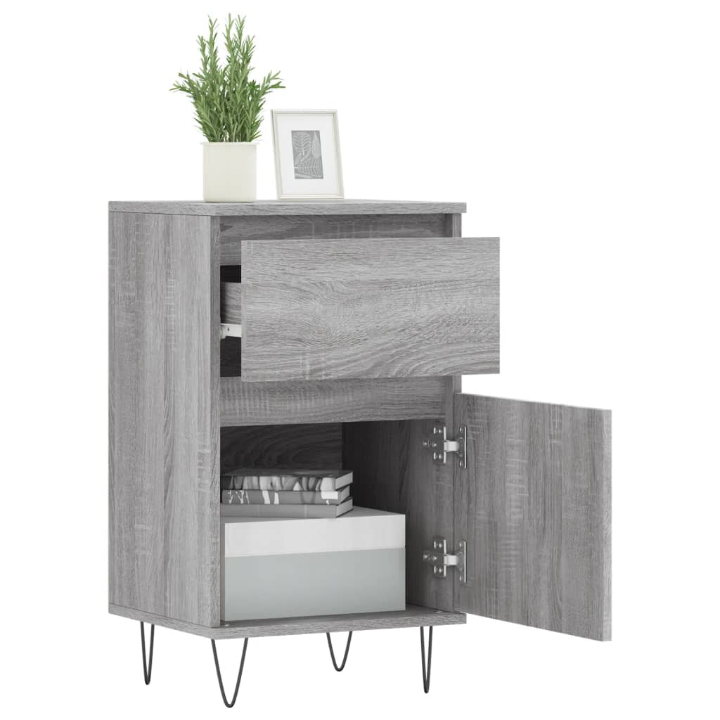 Credenza Grigio Sonoma 40x35x70 cm in Legno Multistrato 831160