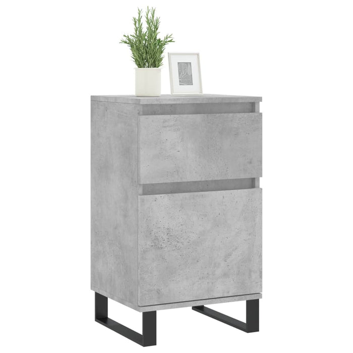 Credenza Grigio Cemento 40x35x70 cm in Legno Multistratocod mxl 104437