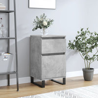 Credenza Grigio Cemento 40x35x70 cm in Legno Multistratocod mxl 104437