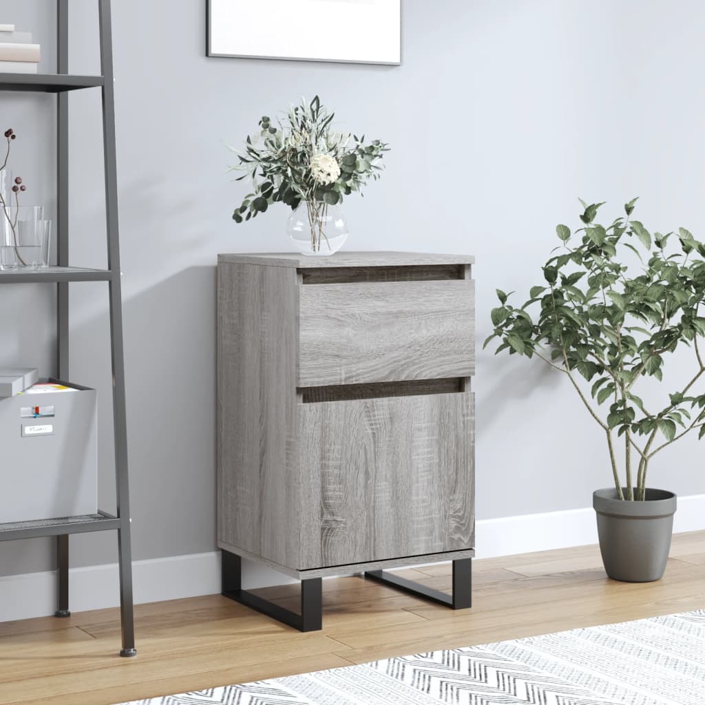 Credenza Grigio Sonoma 40x35x70 cm in Legno Multistrato 831176