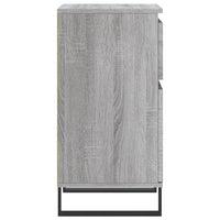 Credenze 2 pz Grigio Sonoma 40x35x70 cm in Legno Multistrato 831177