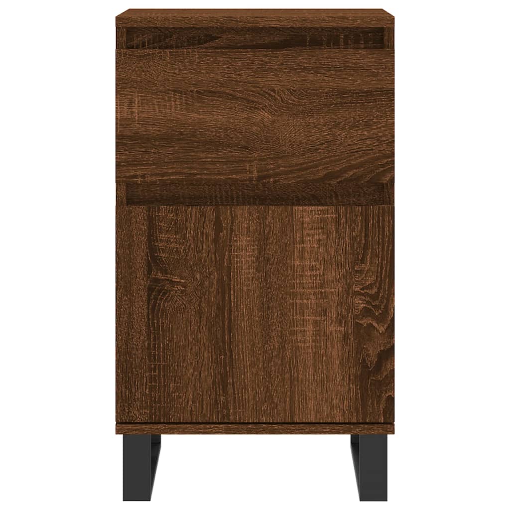 Credenza Rovere Marrone 40x35x70 cm in Legno Multistrato 831178