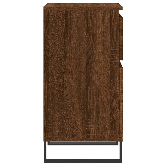 Credenza Rovere Marrone 40x35x70 cm in Legno Multistrato 831178