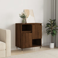 Credenza Rovere Marrone 60x35x70 cm in Legno Multistrato 831187