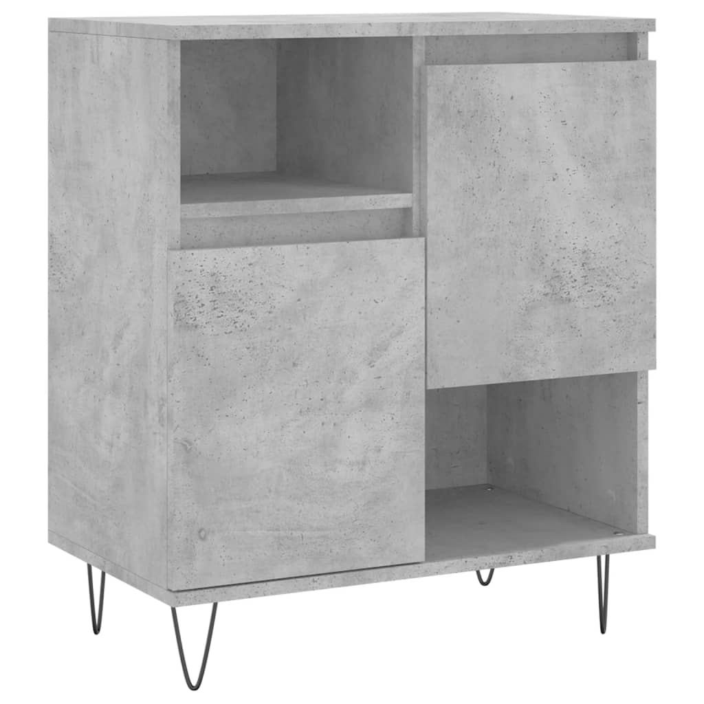 Credenza Grigio Cemento 60x35x70 cm in Legno Multistratocod mxl 79952