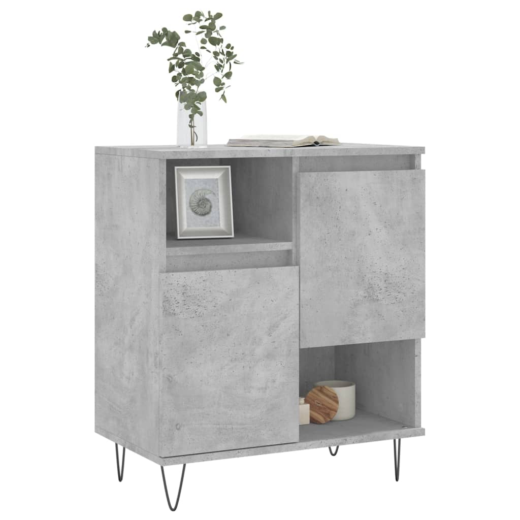 Credenza Grigio Cemento 60x35x70 cm in Legno Multistratocod mxl 79952