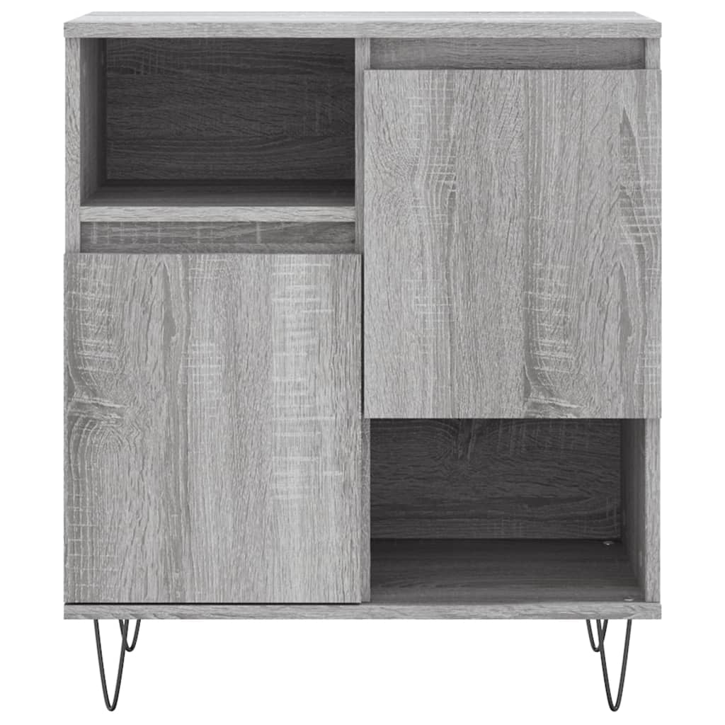 Credenza Grigio Sonoma 60x35x70 cm in Legno Multistrato 831194