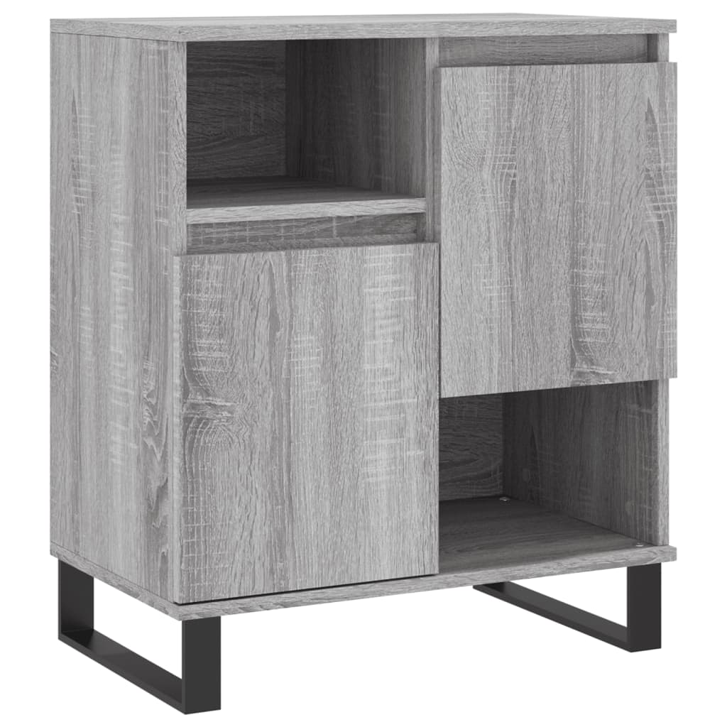 Credenza Grigio Sonoma 60x35x70 cm in Legno Multistrato 831202