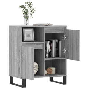 Credenza Grigio Sonoma 60x35x70 cm in Legno Multistrato 831202