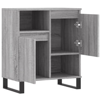 Credenza Grigio Sonoma 60x35x70 cm in Legno Multistrato 831202