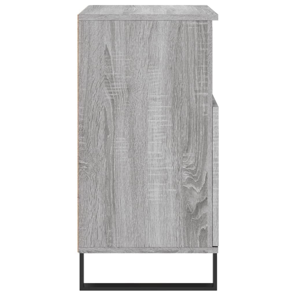 Credenza Grigio Sonoma 60x35x70 cm in Legno Multistrato 831202