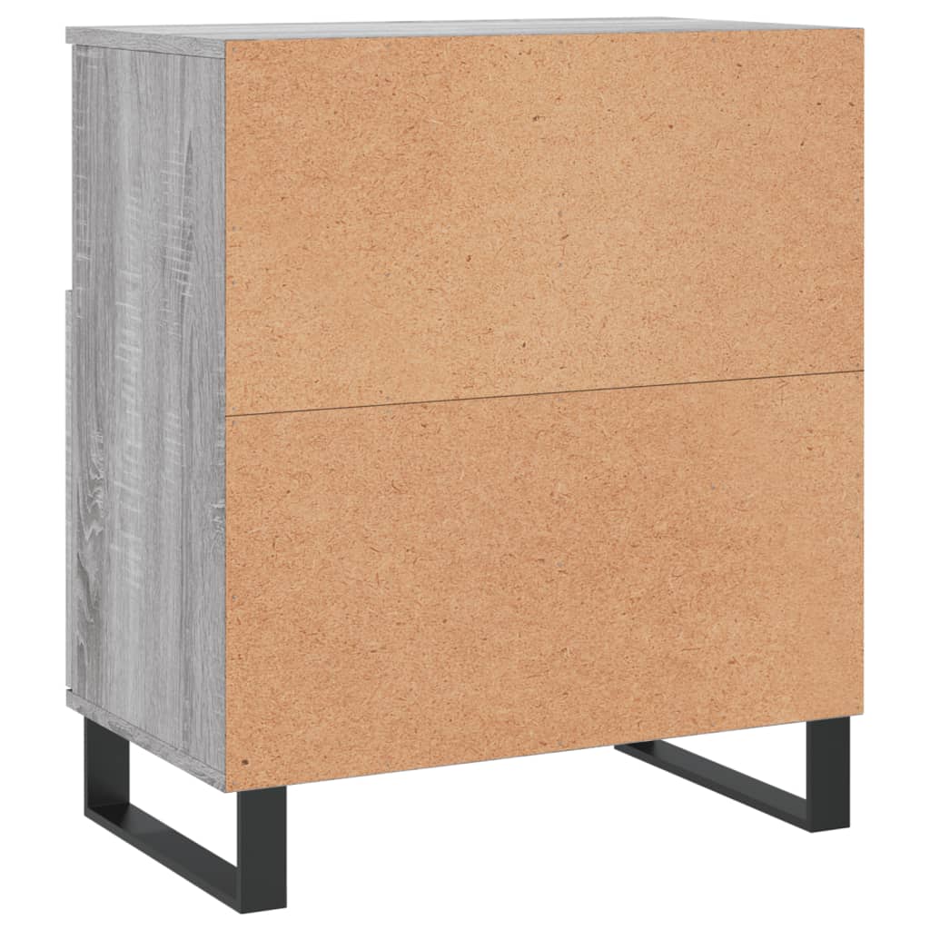 Credenza Grigio Sonoma 60x35x70 cm in Legno Multistrato 831202