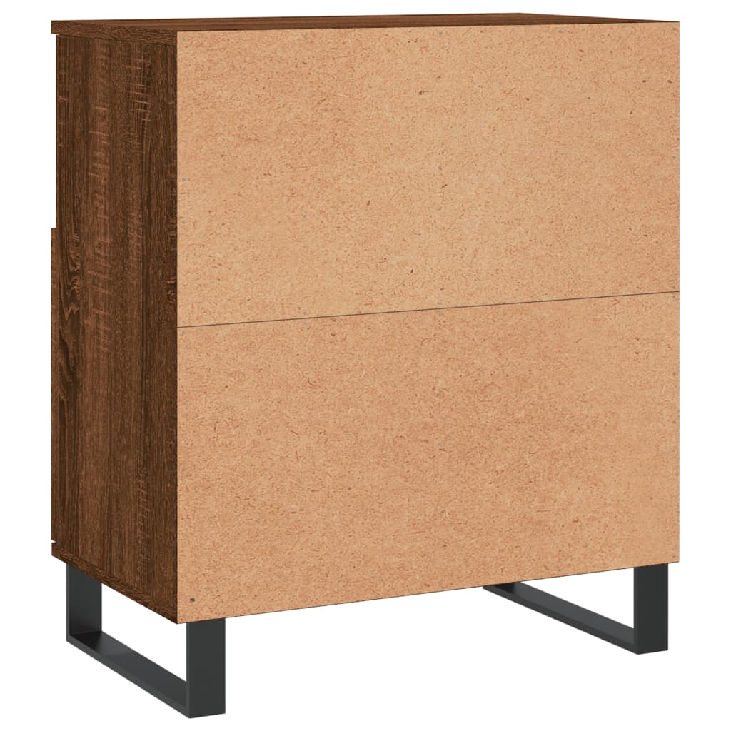 Credenza Rovere Marrone 60x35x70 cm in Legno Multistrato 831203