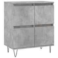 Credenza Grigio Cemento 60x35x70 cm in Legno Multistrato 831216