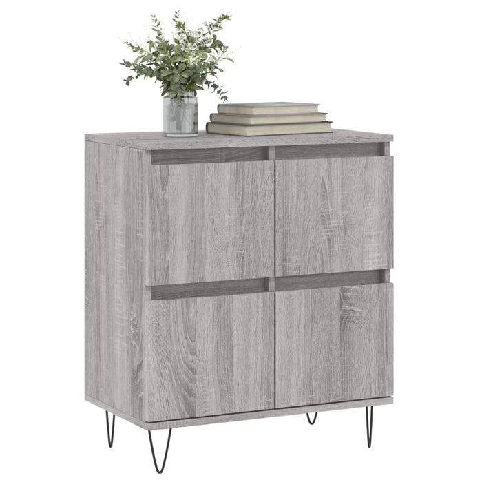 Credenza Grigio Sonoma 60x35x70 cm in Legno Multistrato 831218