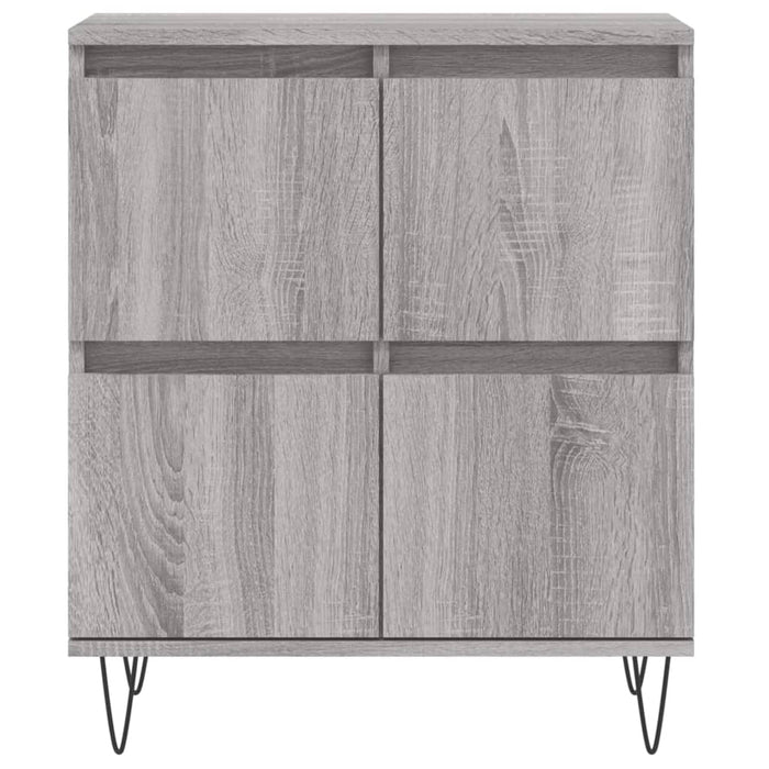 Credenza Grigio Sonoma 60x35x70 cm in Legno Multistrato 831218