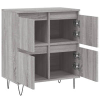 Credenza Grigio Sonoma 60x35x70 cm in Legno Multistrato 831218