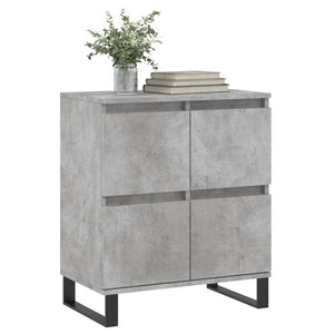 Credenza Grigio Cemento 60x35x70 cm in Legno Multistrato 831224