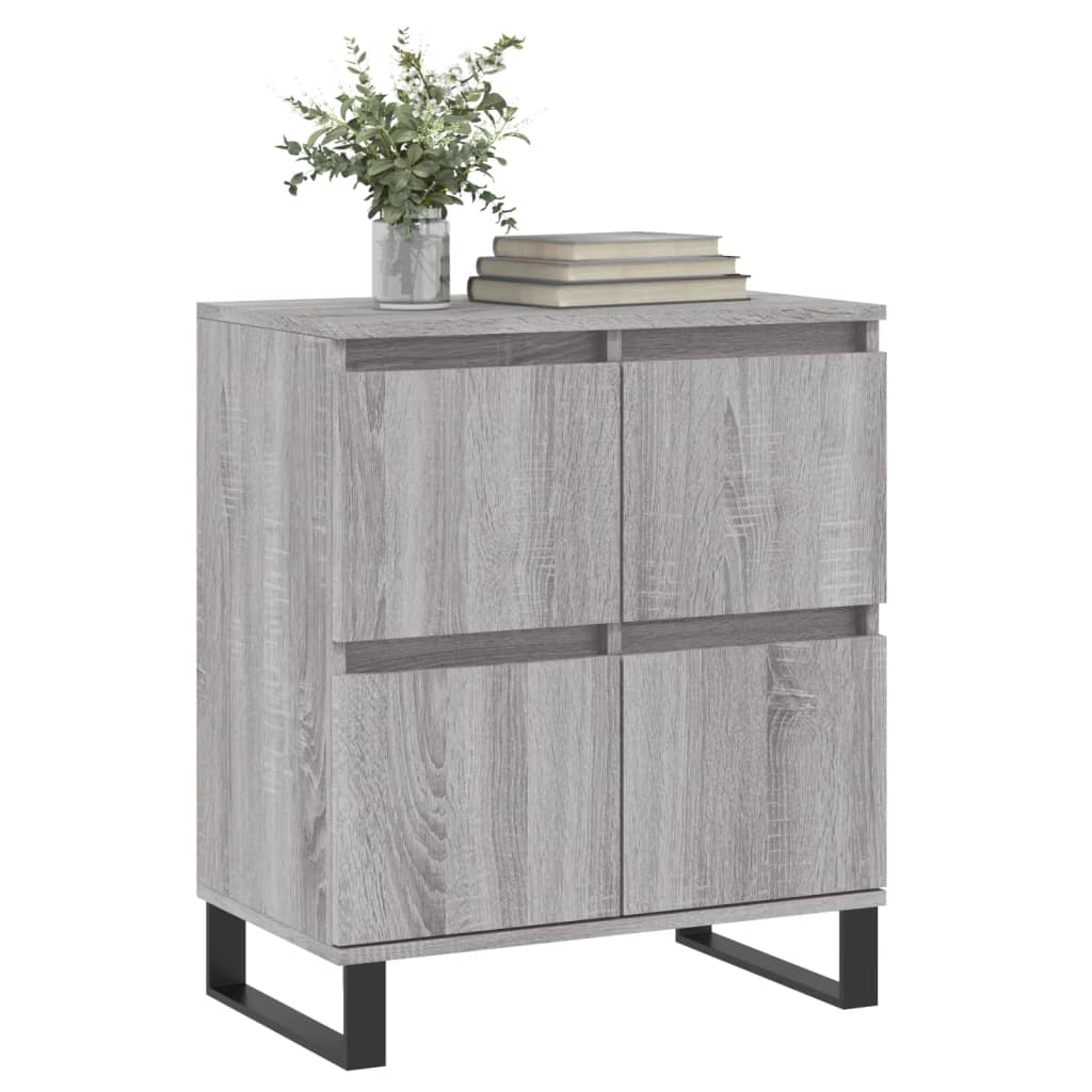 Credenza Grigio Sonoma 60x35x70 cm in Legno Multistrato 831226