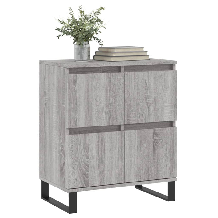 Credenza Grigio Sonoma 60x35x70 cm in Legno Multistrato 831226