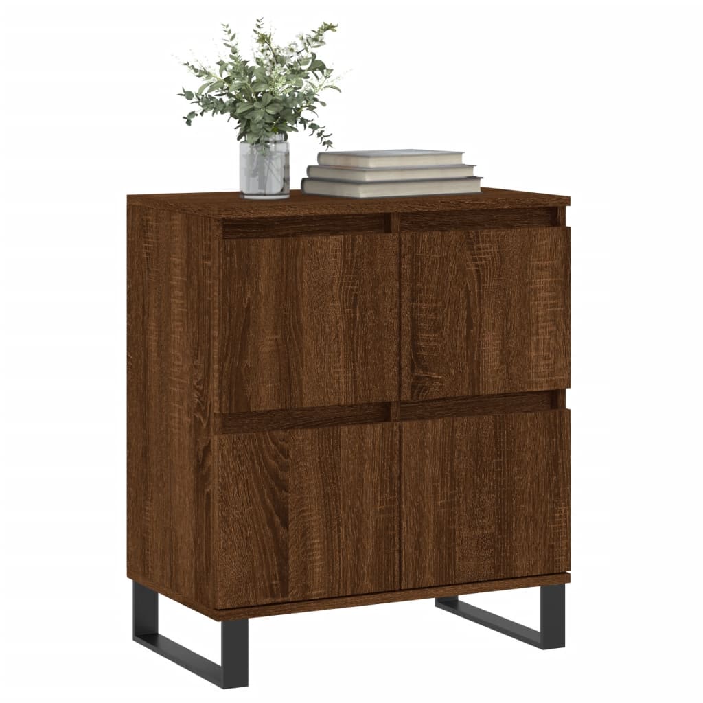 Credenza Rovere Marrone 60x35x70 cm in Legno Multistrato 831227