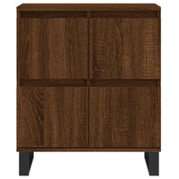 Credenza Rovere Marrone 60x35x70 cm in Legno Multistrato 831227