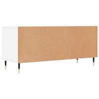 Mobile Porta TV Bianco 100x34,5x44,5 cm in Legno Multistrato 831228