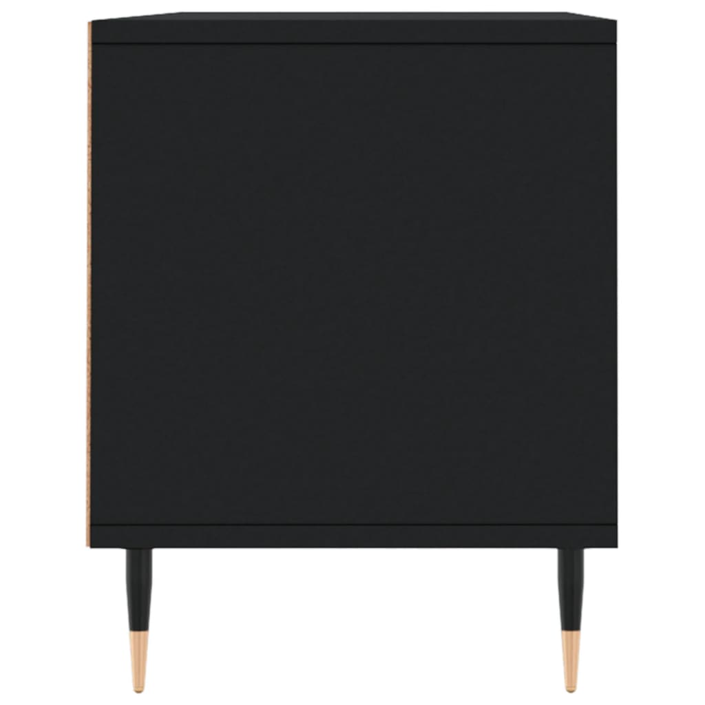 Mobile Porta TV Nero 100x34,5x44,5 cm in Legno Multistrato 831229