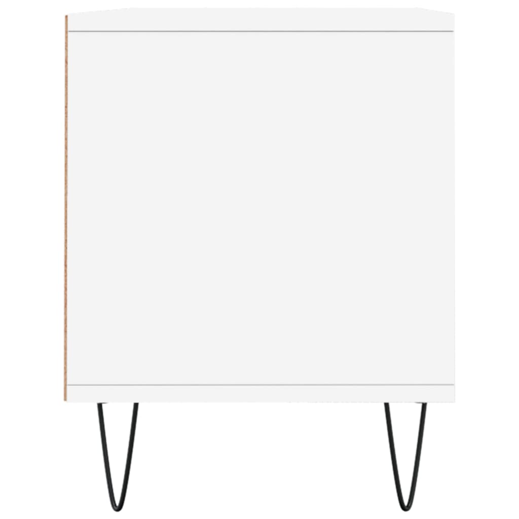 Mobile Porta TV Bianco 100x34,5x44,5 cm in Legno Multistrato 831236