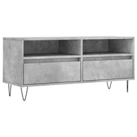 Mobile per TV Grigio Cemento 100x34,5x44,5 cm Legno Multistrato 831240