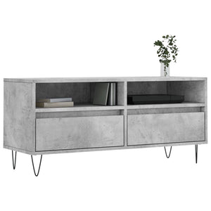 Mobile per TV Grigio Cemento 100x34,5x44,5 cm Legno Multistratocod mxl 80221