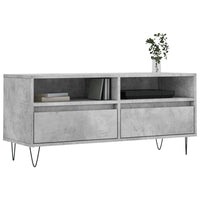 Mobile per TV Grigio Cemento 100x34,5x44,5 cm Legno Multistrato 831240