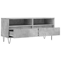 Mobile per TV Grigio Cemento 100x34,5x44,5 cm Legno Multistrato 831240