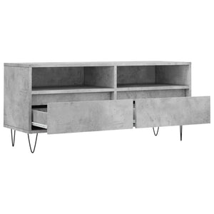 Mobile per TV Grigio Cemento 100x34,5x44,5 cm Legno Multistrato 831240