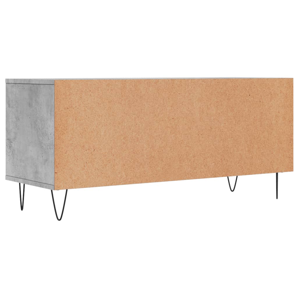 Mobile per TV Grigio Cemento 100x34,5x44,5 cm Legno Multistrato 831240