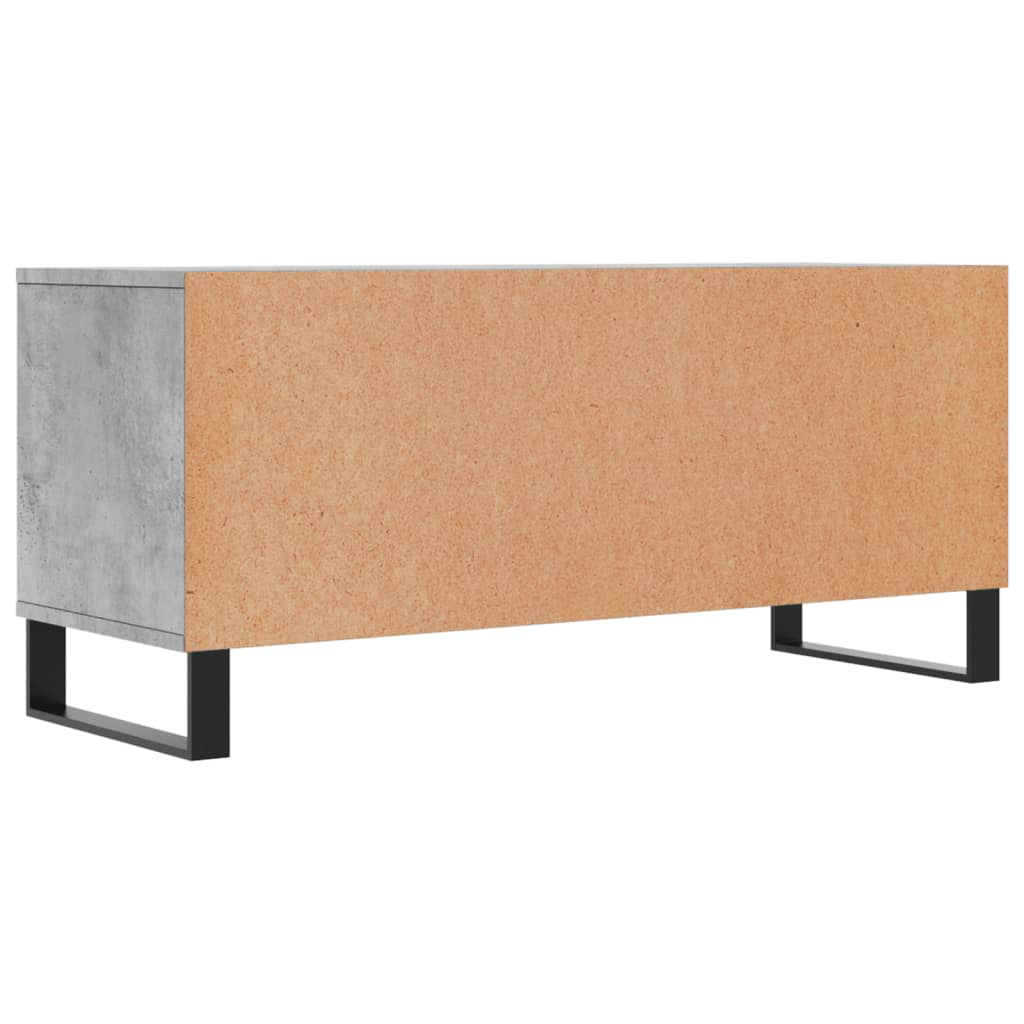 Mobile per TV Grigio Cemento 100x34,5x44,5 cm Legno Multistrato 831248