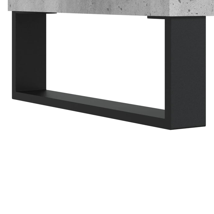 Mobile per TV Grigio Cemento 100x34,5x44,5 cm Legno Multistrato 831248