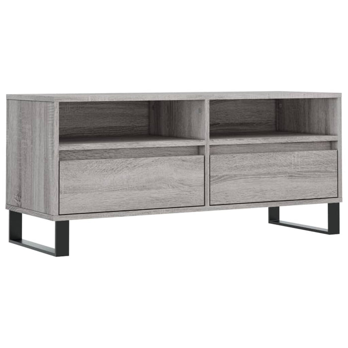 Mobile Porta TV Grigio Sonoma 100x34,5x44,5cm Legno Multistrato 831250