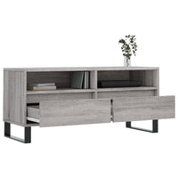 Mobile Porta TV Grigio Sonoma 100x34,5x44,5cm Legno Multistrato 831250