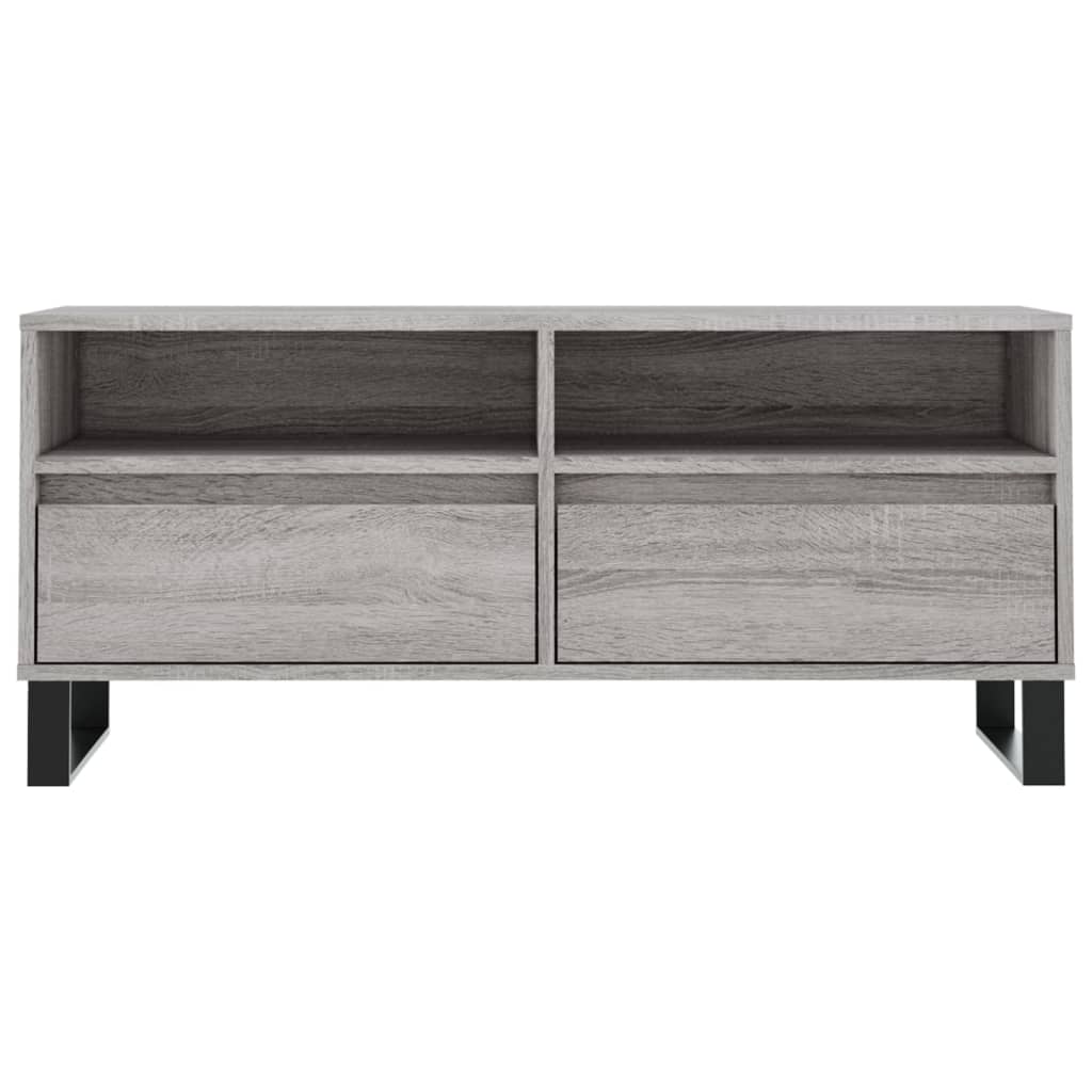 Mobile Porta TV Grigio Sonoma 100x34,5x44,5cm Legno Multistrato 831250