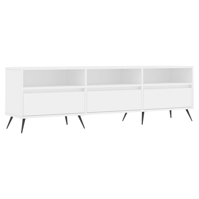 Mobile Porta TV Bianco 150x30x44,5 cm in Legno Multistrato 831252