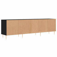 Mobile Porta TV Nero 150x30x44,5 cm in Legno Multistrato 831269