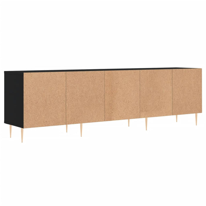 Mobile Porta TV Nero 150x30x44,5 cm in Legno Multistrato 831269