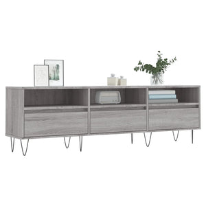 Mobile Porta TV Grigio Sonoma 150x30x44,5 cm Legno Multistrato 831282