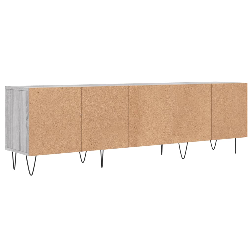 Mobile Porta TV Grigio Sonoma 150x30x44,5 cm Legno Multistrato 831282