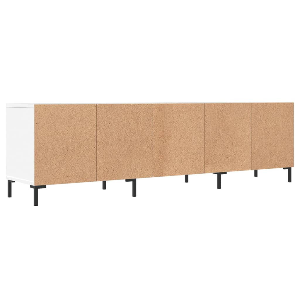 Mobile Porta TV Bianco 150x30x44,5 cm in Legno Multistrato 831284