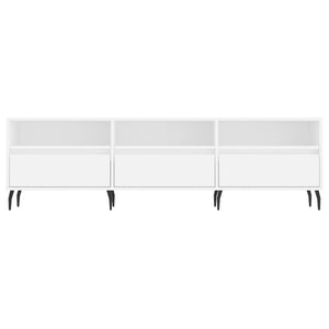 Mobile Porta TV Bianco 150x30x44,5 cm in Legno Multistrato 831292