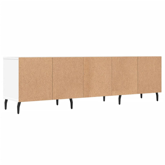 Mobile Porta TV Bianco 150x30x44,5 cm in Legno Multistrato 831292